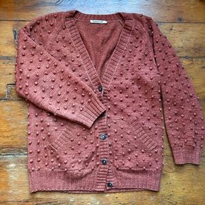 Misha & Puff Adult Long Popcorn Cardigan